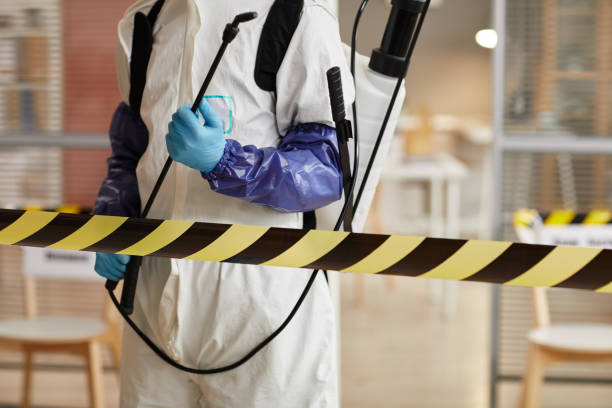 Professional Biohazard Cleanup technician working in Clinton, IL